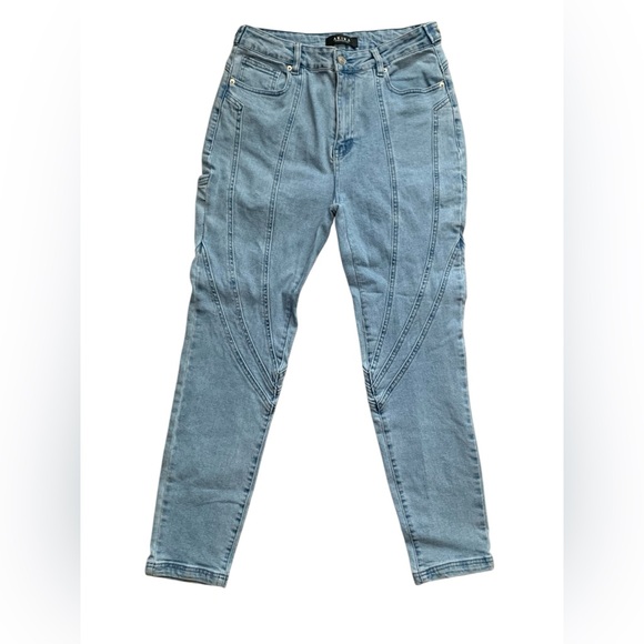 AKIRA Jeans Twisted Seam High-Rise Skinny Jeans - Picture 4 of 13